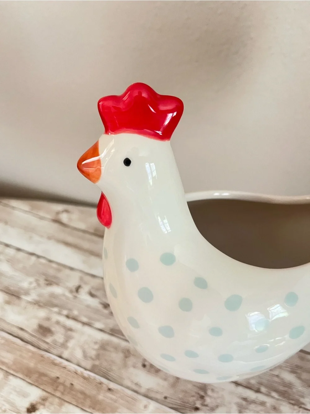 Target Bullseye Novelty Ceramics Chicken Crock🌸
